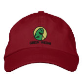 Green Weenii Logo Hat (Deluxe) Bestickte Kappe (Vorderseite)
