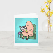 Green Weenii "Popular Sinus" Note Card Karte (Gelbe Blume)