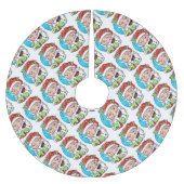 Green Weenii "Sag einfach HO!" Weihnachtsbaumrock Polyester Weihnachtsbaumdecke (Vorderseite)