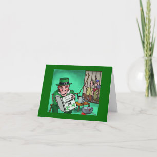 Green Weenii "Shepherds Pie" Note Card Karte