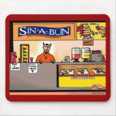 Green Weenii "Sin-A-Bun" Mousepad (Vorne)