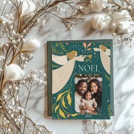 Green Weihnachten Holiday Postkarte 2