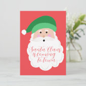 Green Weihnachts-Fotokarte Feiertagskarte (Stehend Vorderseite)