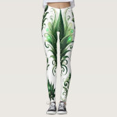 "Green Well: Nature Inspiriert Public Design" Leggings (Vorderseite)
