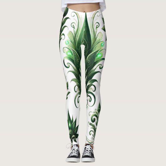 "Green Well: Nature Inspiriert Public Design" Leggings (Vorderseite)