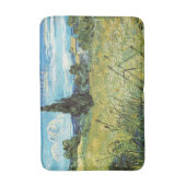 Green Wheat Field Vincent van Gogh Badematte (Vorderseite Vertikal)