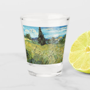 Green Wheat Field Vincent van Gogh Can Cooler Schnapsglas