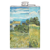 Green Wheat Field Vincent van Gogh Flachmann (Rückseite)