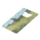 Green Wheat Field Vincent van Gogh Geldbeutel Flaschenöffner (Vorderseite Schrägansicht)