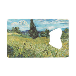 Green Wheat Field Vincent van Gogh Geldbeutel Flaschenöffner