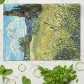 Green Wheat Field Vincent van Gogh Geschirrtuch (Gefaltet)