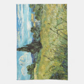 Green Wheat Field Vincent van Gogh Geschirrtuch (Vertikal)