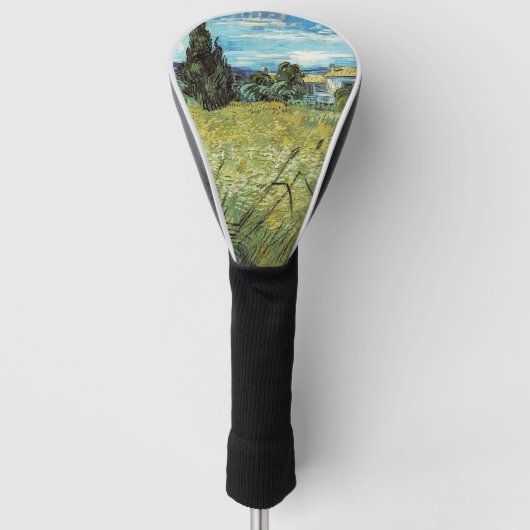 Green Wheat Field Vincent van Gogh Golf Headcover (Vorderseite)