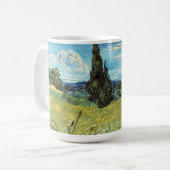 Green Wheat Field Vincent van Gogh Kaffeetasse (Vorderseite Links)
