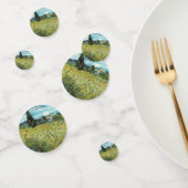 Green Wheat Field Vincent van Gogh Konfetti (Gruppe)