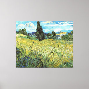 Green Wheat Field Vincent van Gogh Leinwanddruck