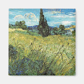 Green Wheat Field Vincent van Gogh Magnet (Vorne)