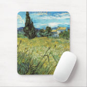 Green Wheat Field Vincent van Gogh Mousepad (Mit Mouse)