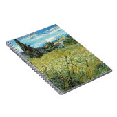 Green Wheat Field Vincent van Gogh Notizblock (Rechte Seite)