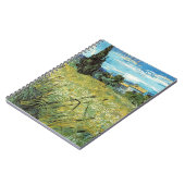 Green Wheat Field Vincent van Gogh Notizblock (Linke Seite)