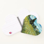 Green Wheat Field Vincent van Gogh Notizblock (Innenseite)