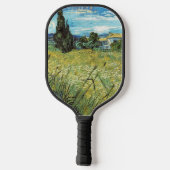 Green Wheat Field Vincent van Gogh Pickleball Schläger (Rückseite)
