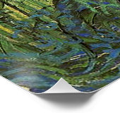 Green Wheat Field Vincent van Gogh Poster (Ecke)