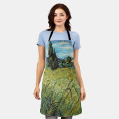 Green Wheat Field Vincent van Gogh Schürze (Getragen)