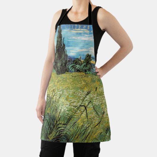 Green Wheat Field Vincent van Gogh Schürze (InSitu)