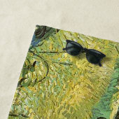 Green Wheat Field Vincent van Gogh Strandtuch (Beispiel)