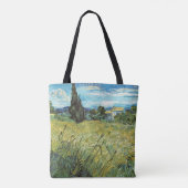Green Wheat Field Vincent van Gogh Tasche (Rückseite)