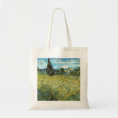 Green Wheat Field Vincent van Gogh Tragetasche (Vorne)