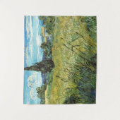 Green Wheat Field Vincent van Gogh Wandteppich (Vorderseite)