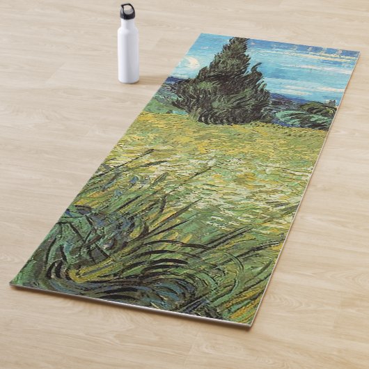 Green Wheat Field Vincent van Gogh Yogamatte (Beispiel)