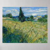 Green Wheat Field with Cypress 1889 by Vincent van Poster (Vorne)