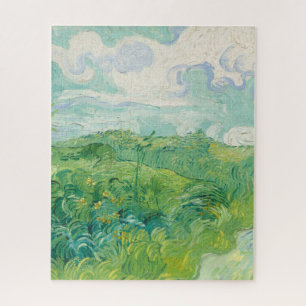 Green Wheat Fields Vincent Van Gogh Kunst Puzzle