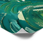 Green Wheat Fields-Vincent van Gogh Poster (Ecke)