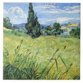Green Wheatfield with Cypress, Fliese (Vorderseite)