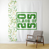 Green White Abschluss Class Wandteppich (Beispiel)