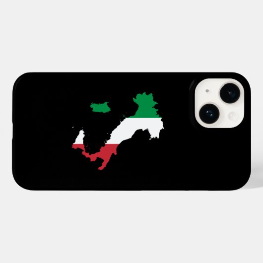 Green White and Red Italy Case-Mate iPhone Hülle (Rückseite (Horizontal))