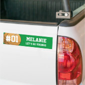 Green White Baseball Team Autoaufkleber (Auf Lkw)