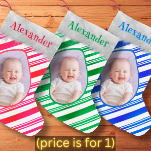 Green White Candy Cane Muster Weihnachtsgeschenk F Kleiner Weihnachtsstrumpf