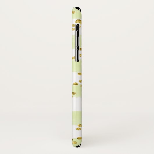 Green, White Case Mate Barely There iPhone X Case (Hinten/Links)