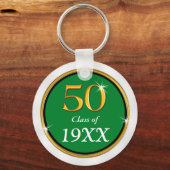 Green White Cheap Personalisiert Class Wiedersehen Schlüsselanhänger (Rückseite)