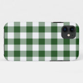 Green White Gingham Karo Pattern Case-Mate iPhone Hülle (Rückseite (Horizontal))