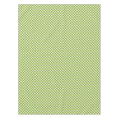 Green White Gingham Tischdecke (Vorderseite)