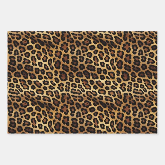 Green White Gold Leopard Geschenkpapier Set (Vorderseite 3)