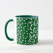 Green White Holiday Trees Combo Tasse (Links)