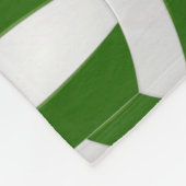 Green white I Liebe Volleyball Girls Sportraum Fleecedecke (Ecke)