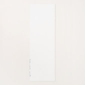 Green White Mandala Muster Personalisiert Yogamatte (Rückseite)